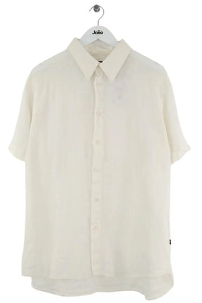 Chemise Boss Blanc en Lin, taille XXL - Seconde Main