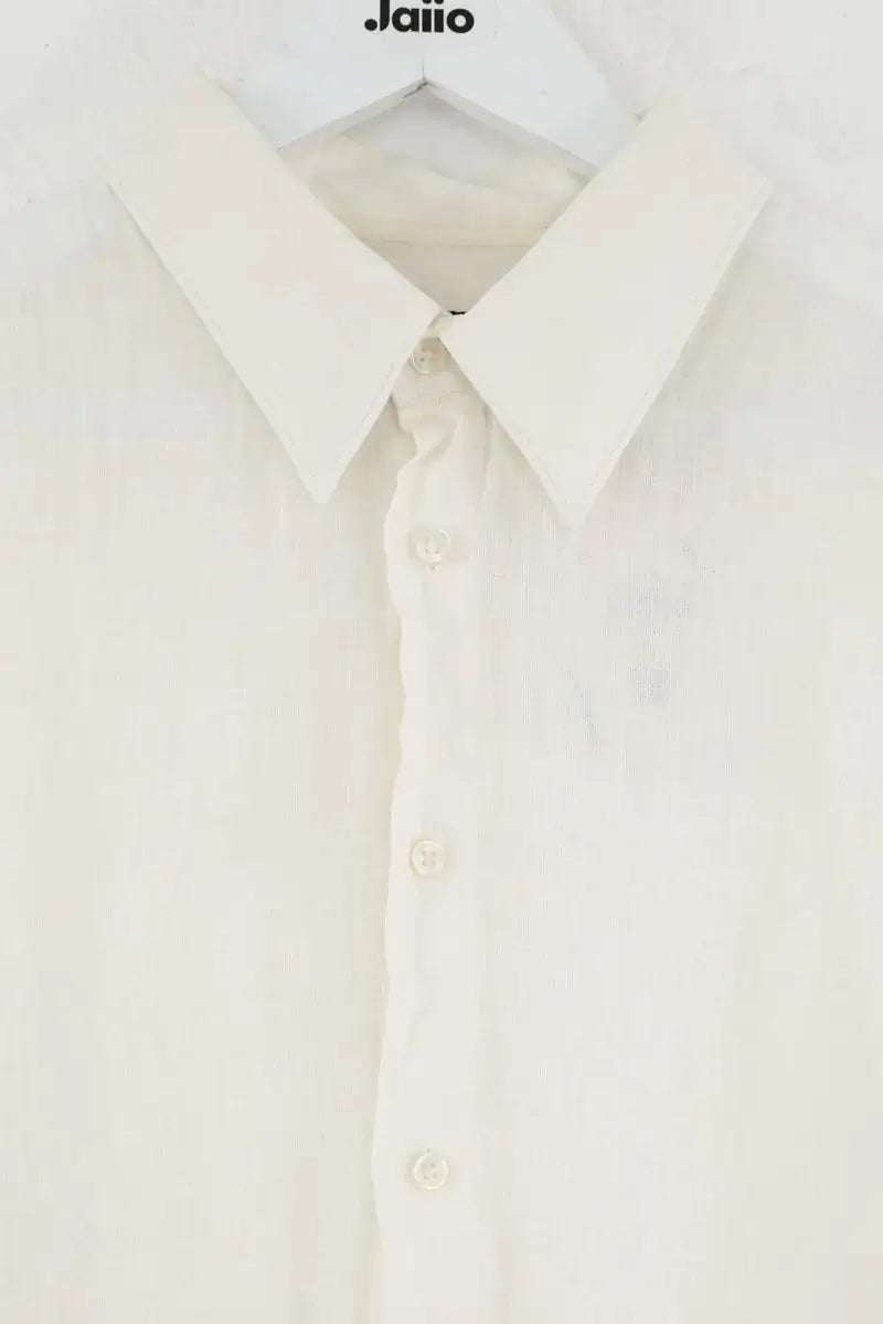 Chemise Boss Blanc en Lin