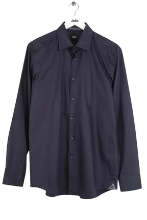 Chemise Boss Bleu en Coton, taille L - Seconde Main