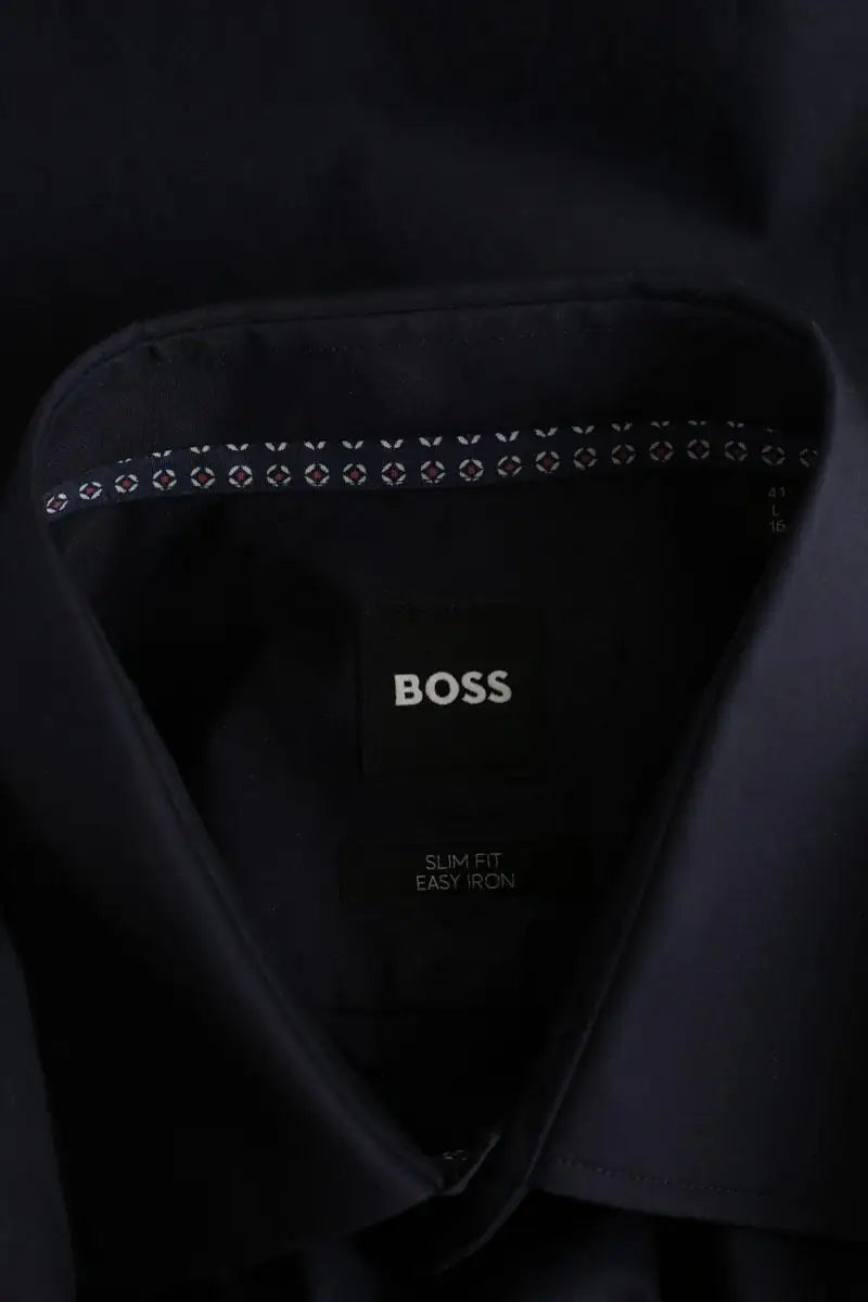 Chemise Boss Bleu en Coton
