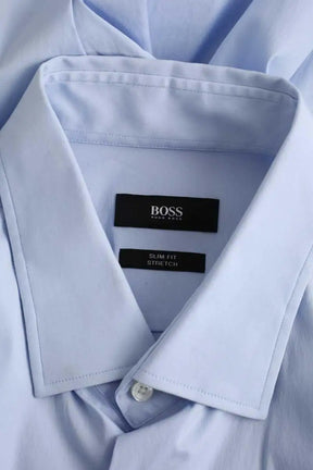 Chemise Boss Bleu en Coton