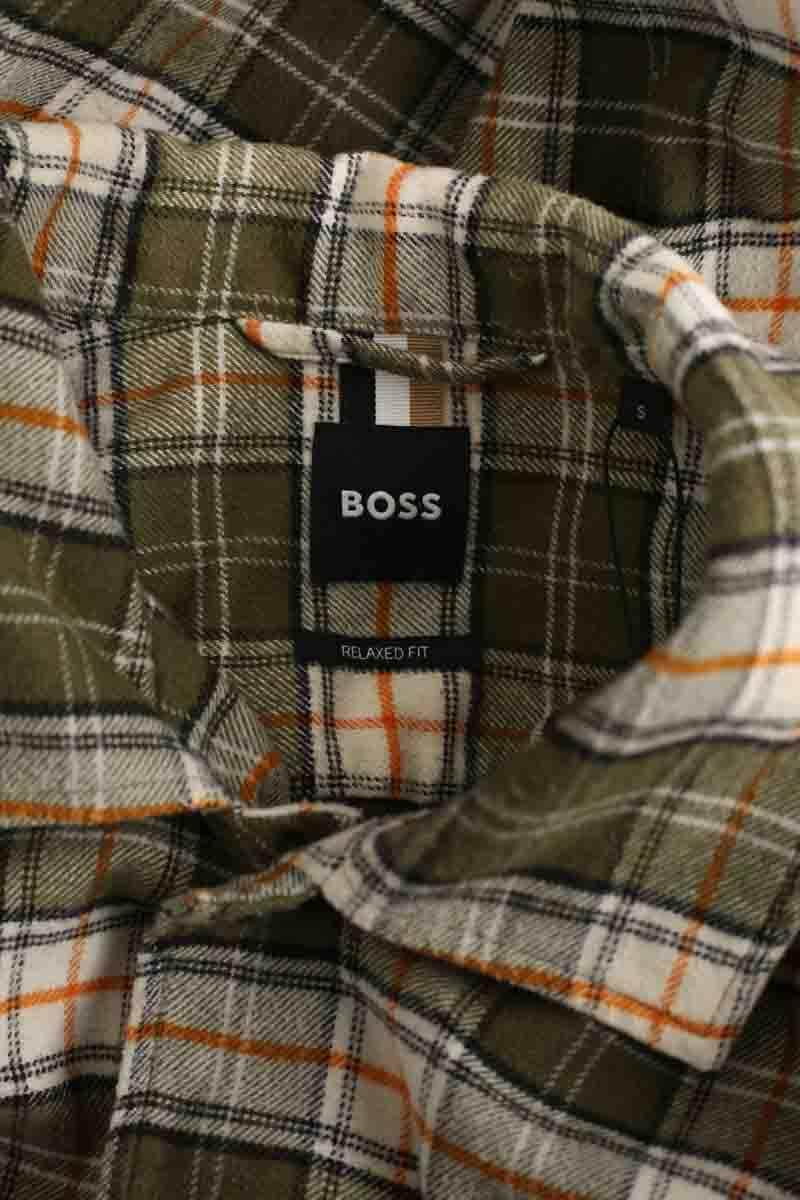 Chemise Boss Vert en Coton
