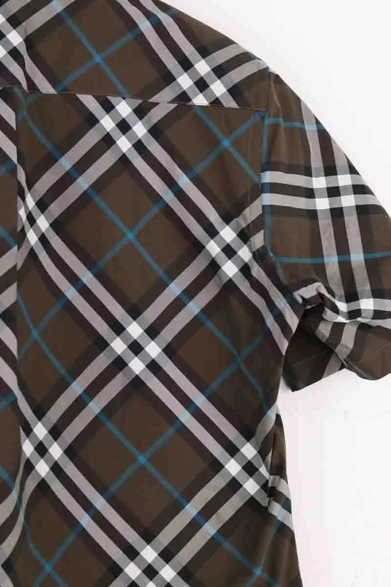 Chemise Burberry Kaki en Coton