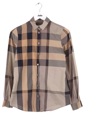 Chemise Burberry Marron en Coton, taille XS - Seconde Main