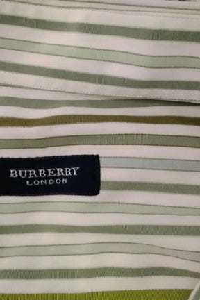 Chemise Burberry Vert en Coton