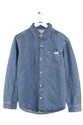 Chemise Calvin Klein Bleu en Coton, taille S - Seconde Main