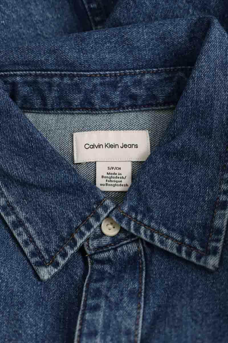 Chemise Calvin Klein Bleu en Coton