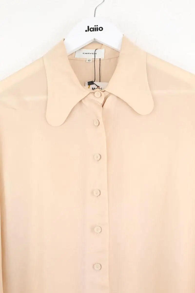 Chemise Carven Beige en Synthétique