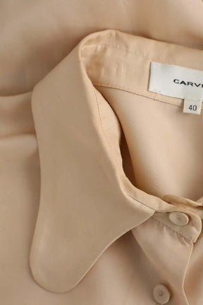 Chemise Carven Beige en Synthétique