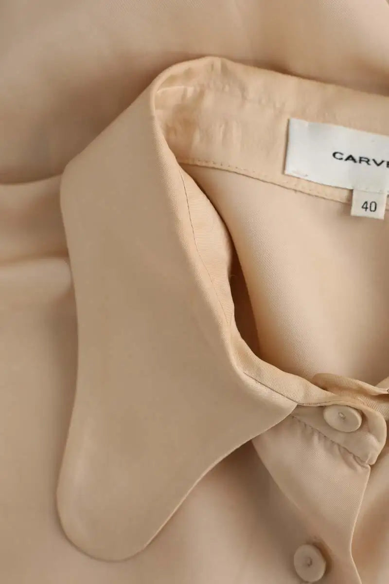 Chemise Carven Beige en Synthétique