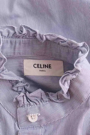 Chemise Celine Bleu en Coton