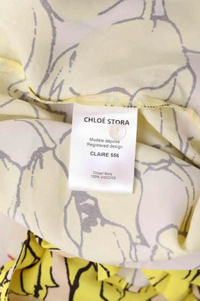 Chemise Chloé Stora Claire Jaune en Viscose