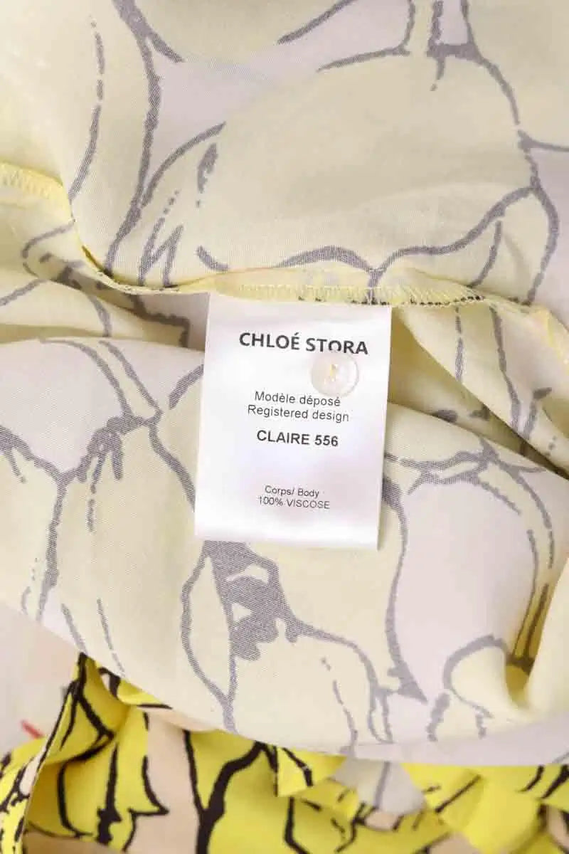 Chemise Chloé Stora Claire Jaune en Viscose