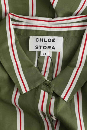 Chemise Chloé Stora Kaki en Viscose