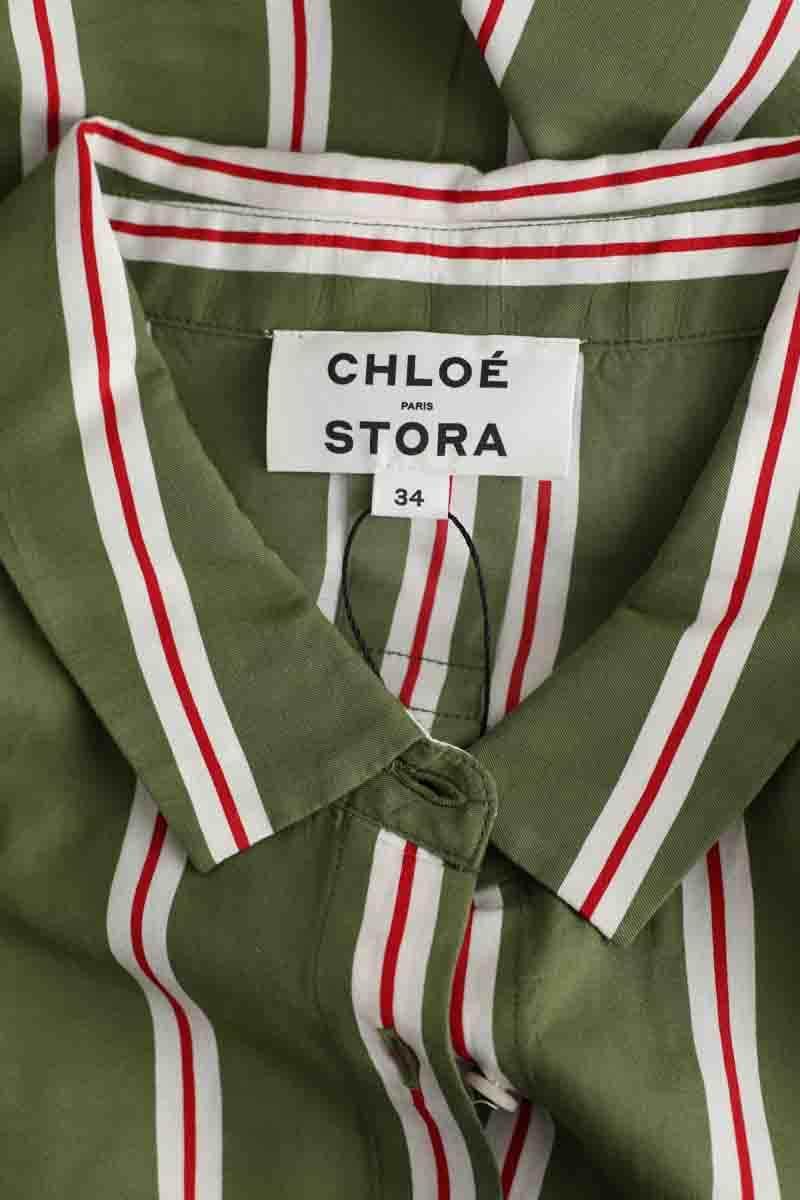 Chemise Chloé Stora Kaki en Viscose