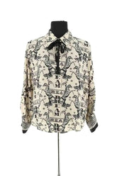Chemise Claudie Pierlot Beige en Soie, taille S - Seconde Main