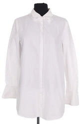 Chemise Claudie Pierlot Blanc en Coton, taille L - Seconde Main