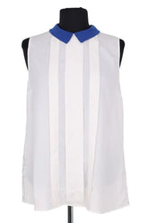 Chemise Claudie Pierlot Blanc en Viscose, taille L - Seconde Main