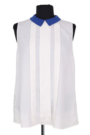 Chemise Claudie Pierlot Blanc en Viscose, taille L - Seconde Main