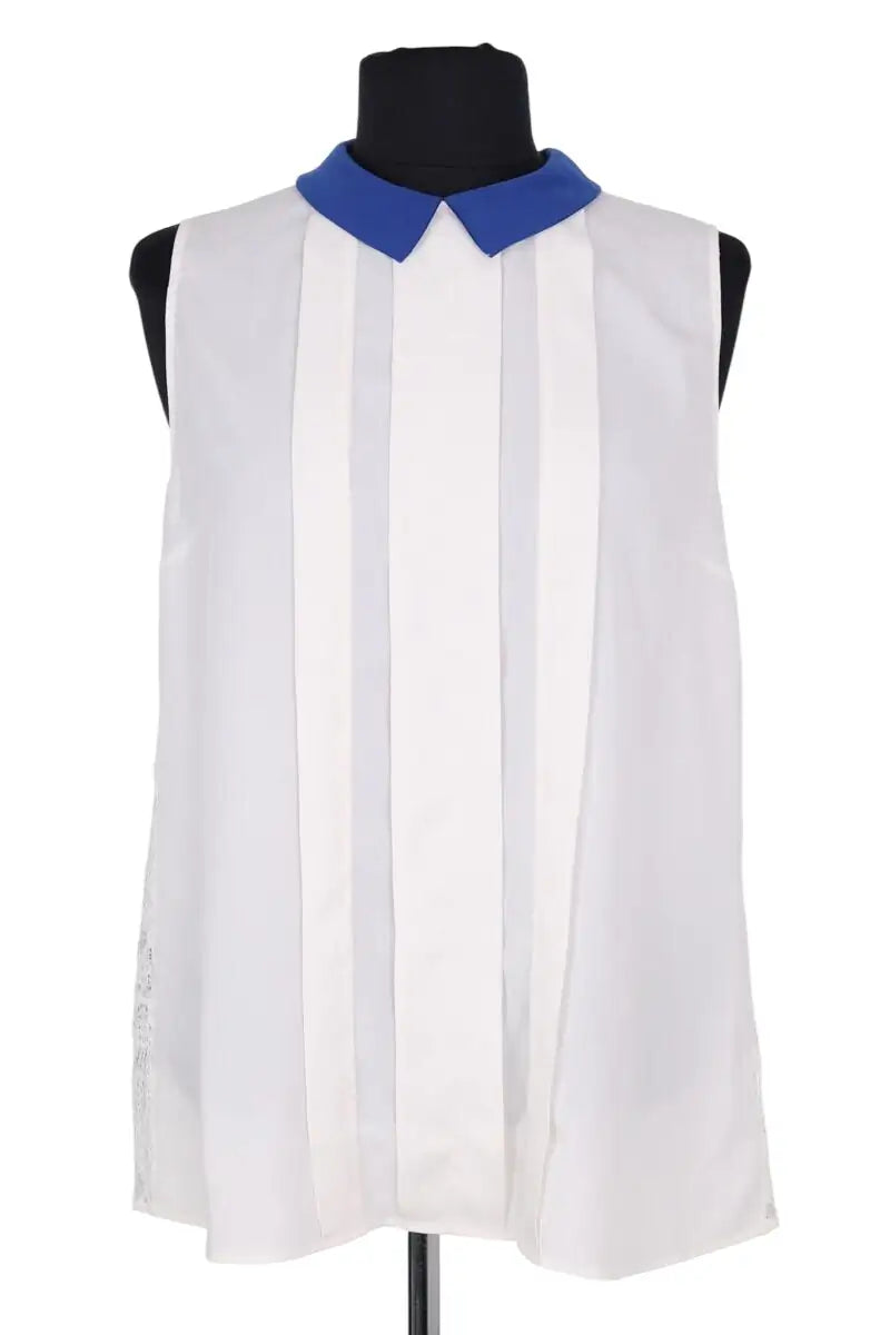 Chemise Claudie Pierlot Blanc en Viscose, taille L - Seconde Main