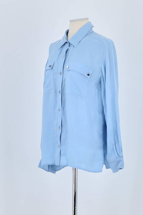 Chemise Claudie Pierlot Bleu en Coton