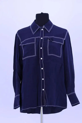Chemise Claudie Pierlot Bleu en Soie