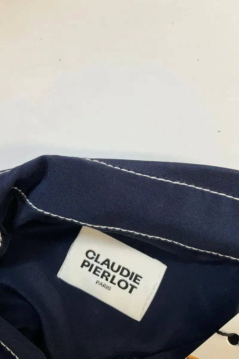 Chemise Claudie Pierlot Bleu en Soie