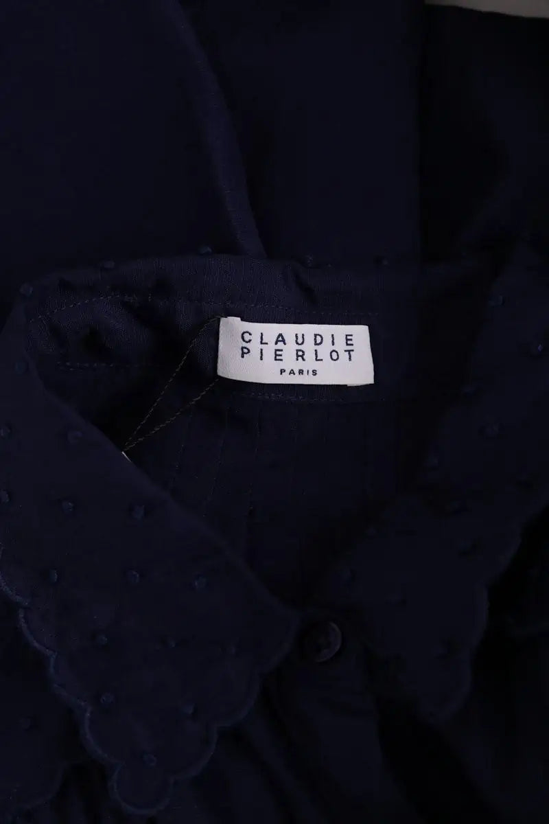Chemise Claudie Pierlot Marine en Viscose