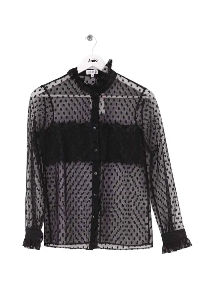Chemise Claudie Pierlot Noir en Dentelle, taille S - Seconde Main