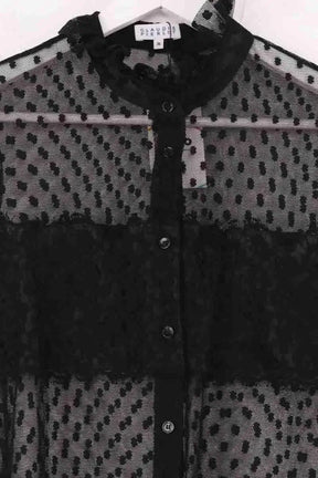 Chemise Claudie Pierlot Noir en Dentelle