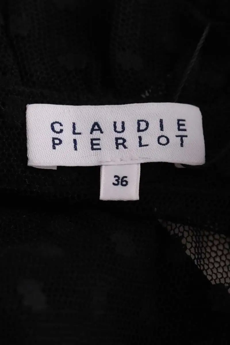 Chemise Claudie Pierlot Noir en Dentelle