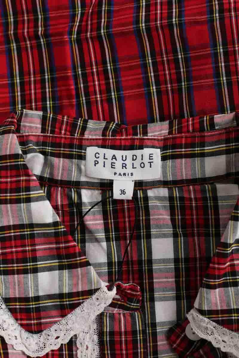 Chemise Claudie Pierlot Rouge en Coton