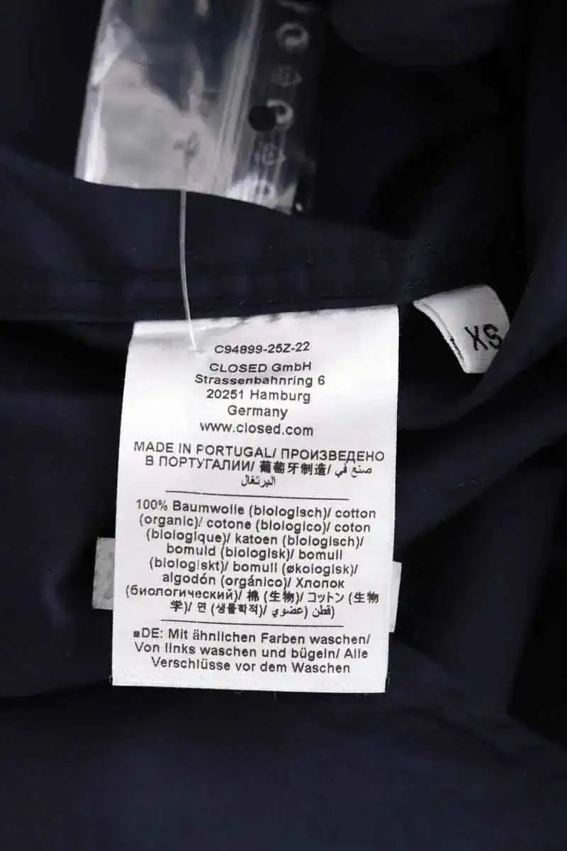 Chemise Closed Marine en Coton