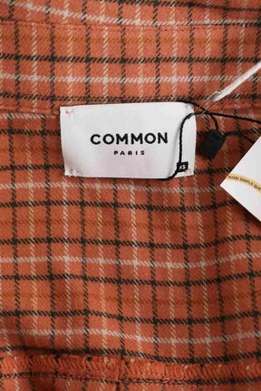Chemise Common Paris Orange en Laine