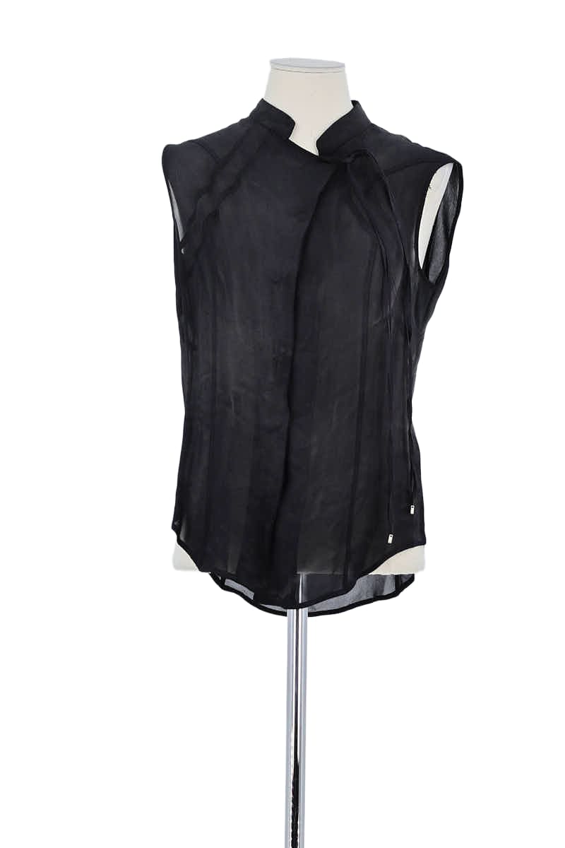 Chemise Costume National Noir en Viscose, taille L - Seconde Main