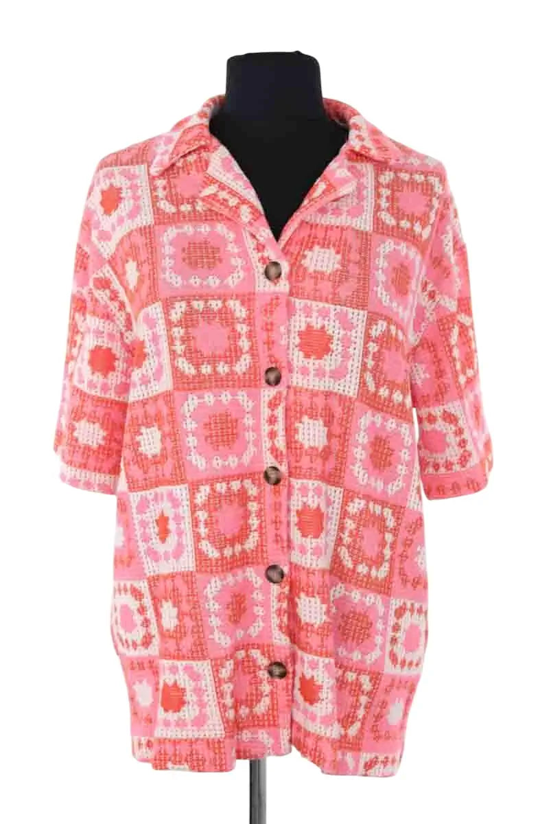 Chemise Damson Madder Rose en Synthétique, taille XL - Seconde Main