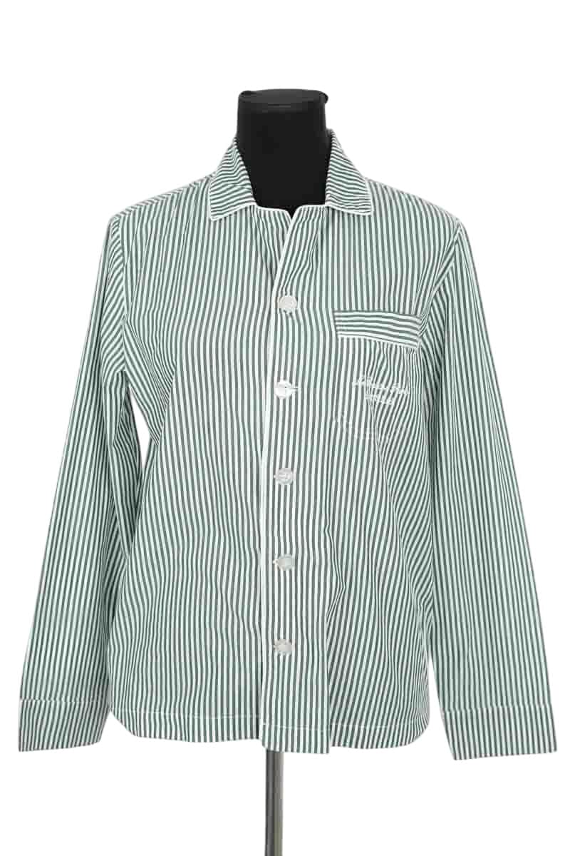 Chemise de pyjama Sporty & Rich Vert en Coton, taille XS - Seconde Main