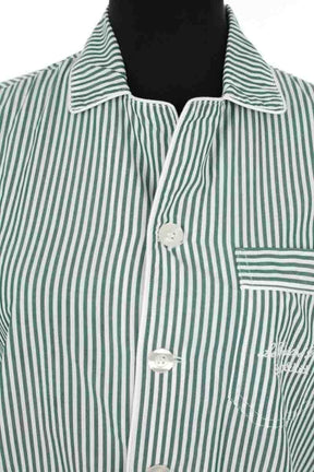 Chemise de pyjama Sporty & Rich Vert en Coton