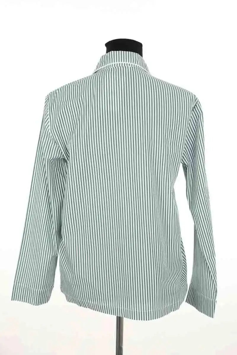 Chemise de pyjama Sporty & Rich Vert en Coton