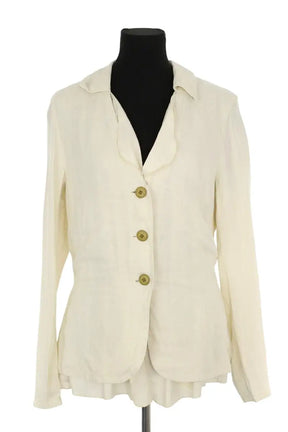 Chemise Des Petits Hauts Beige en Coton, taille M - Seconde Main