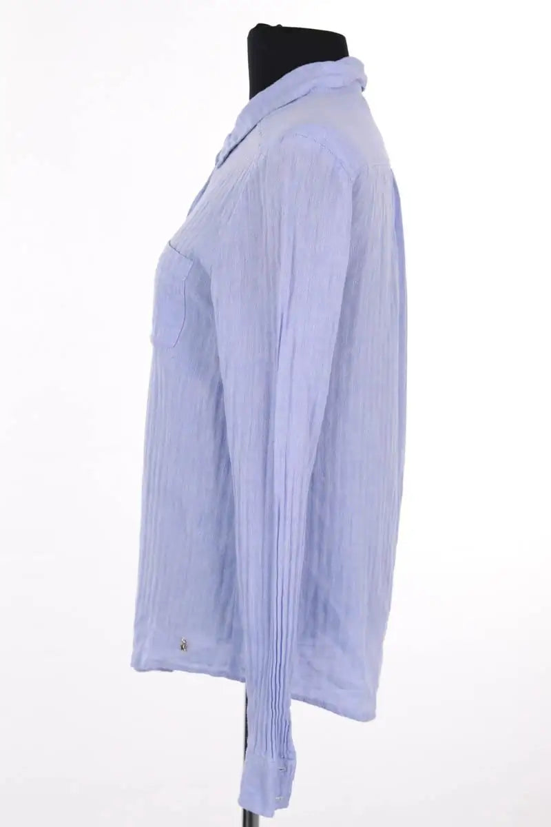 Chemise Des Petits Hauts Bleu en Coton
