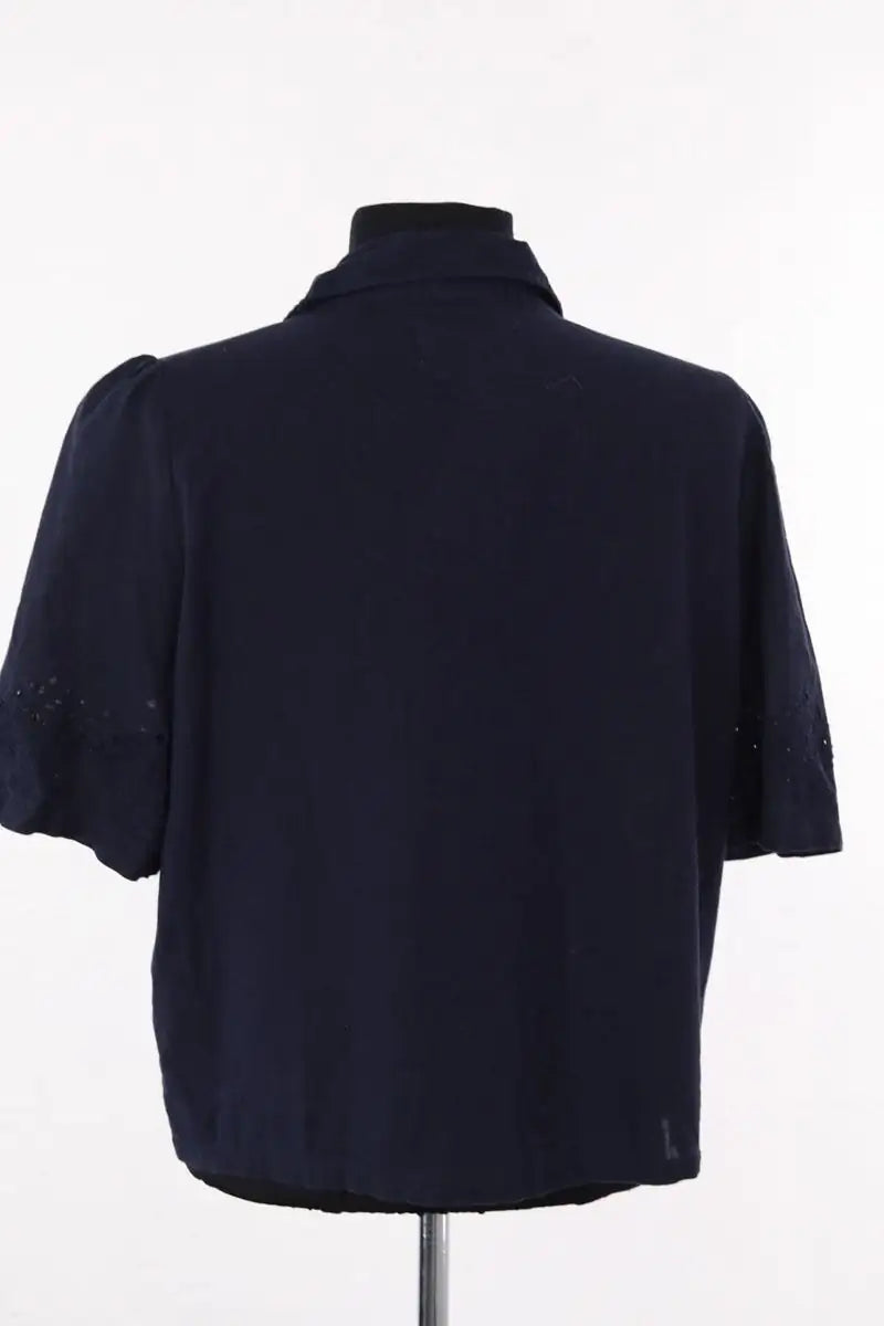 Chemise Des Petits Hauts Marine en Coton