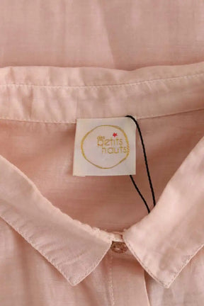 Chemise Des Petits Hauts Rose en Coton