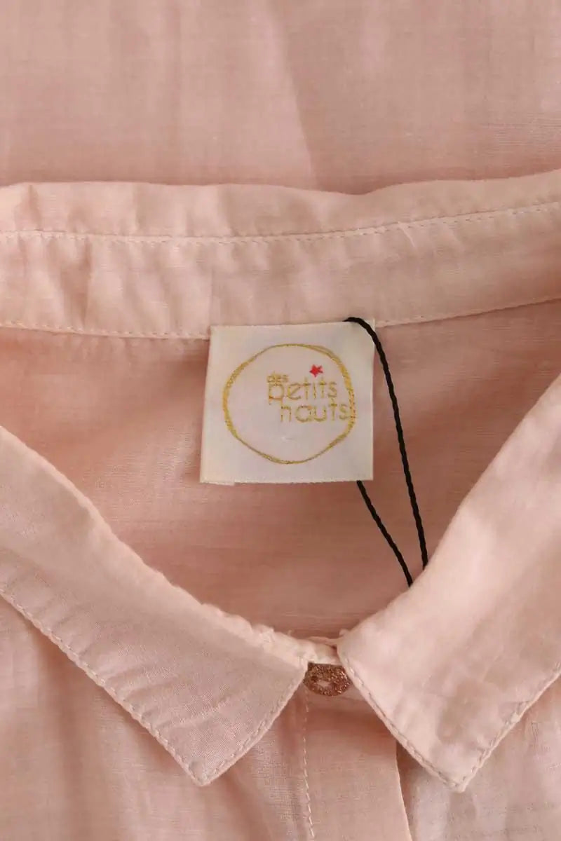 Chemise Des Petits Hauts Rose en Coton