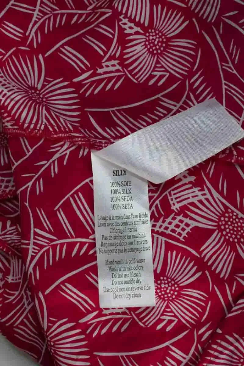 Chemise Des Petits Hauts Rose en Soie