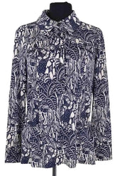Chemise Diane Von Furstenberg Marine en Soie, taille M - Seconde Main