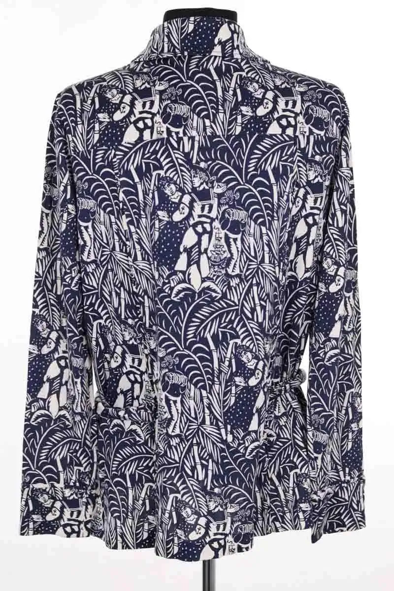 Chemise Diane Von Furstenberg Marine en Soie