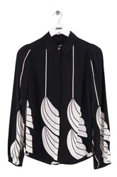 Chemise Diane Von Furstenberg Noir en Viscose, taille XS - Seconde Main