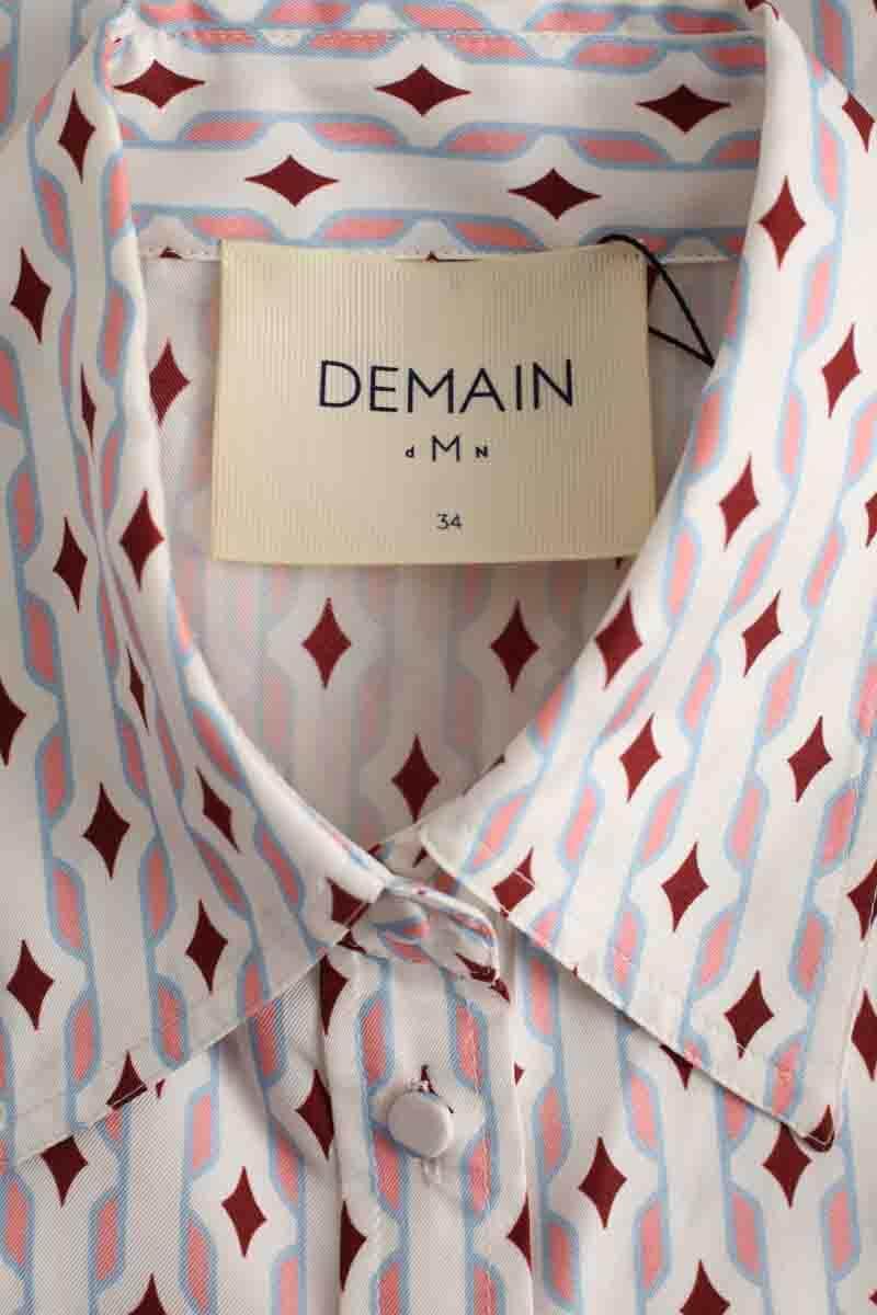 Chemise DMN Blanc en Soie