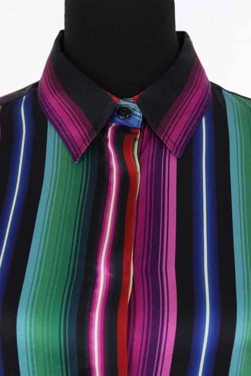 Chemise DMN Multicolore en Soie